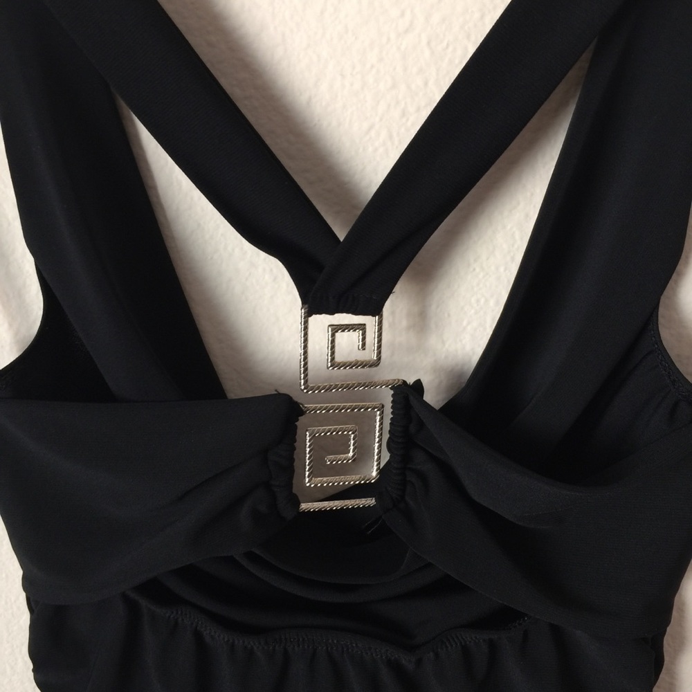 Black Halter Dress - Picture 3 of 3